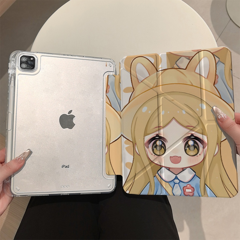 Identity V Chibi Style Lipat 3+Y Bentuk Y, Kualitas Terbaik Sarung iPad, Cocok untuk Air1 2 Gen 5 6 