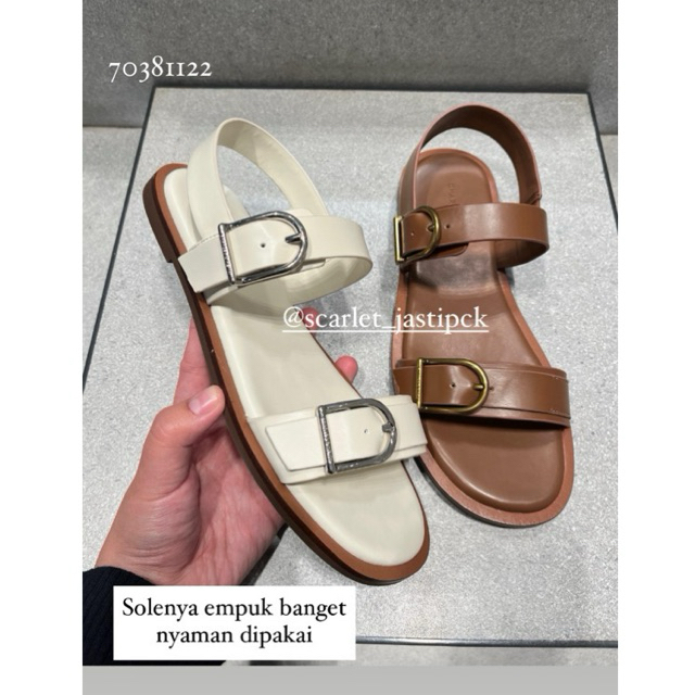 (JASTIP) Sandal Buckle-Strap Double 70381122 (ORIGINAL STORE) - 1122