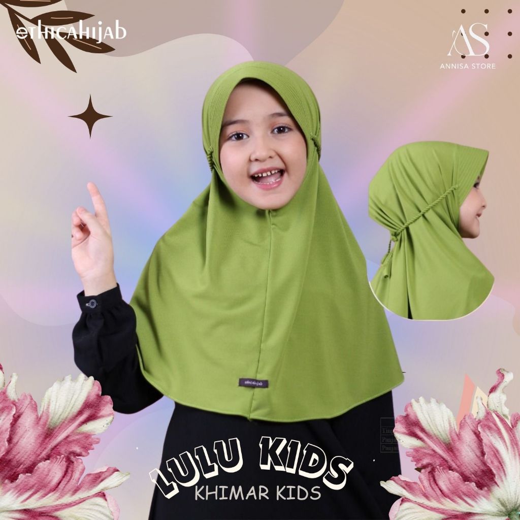 HIJAB TALI ANAK ETHICA KHIMAR KIDS LULU / KHIMAR ANAK ETHICA HIJAB