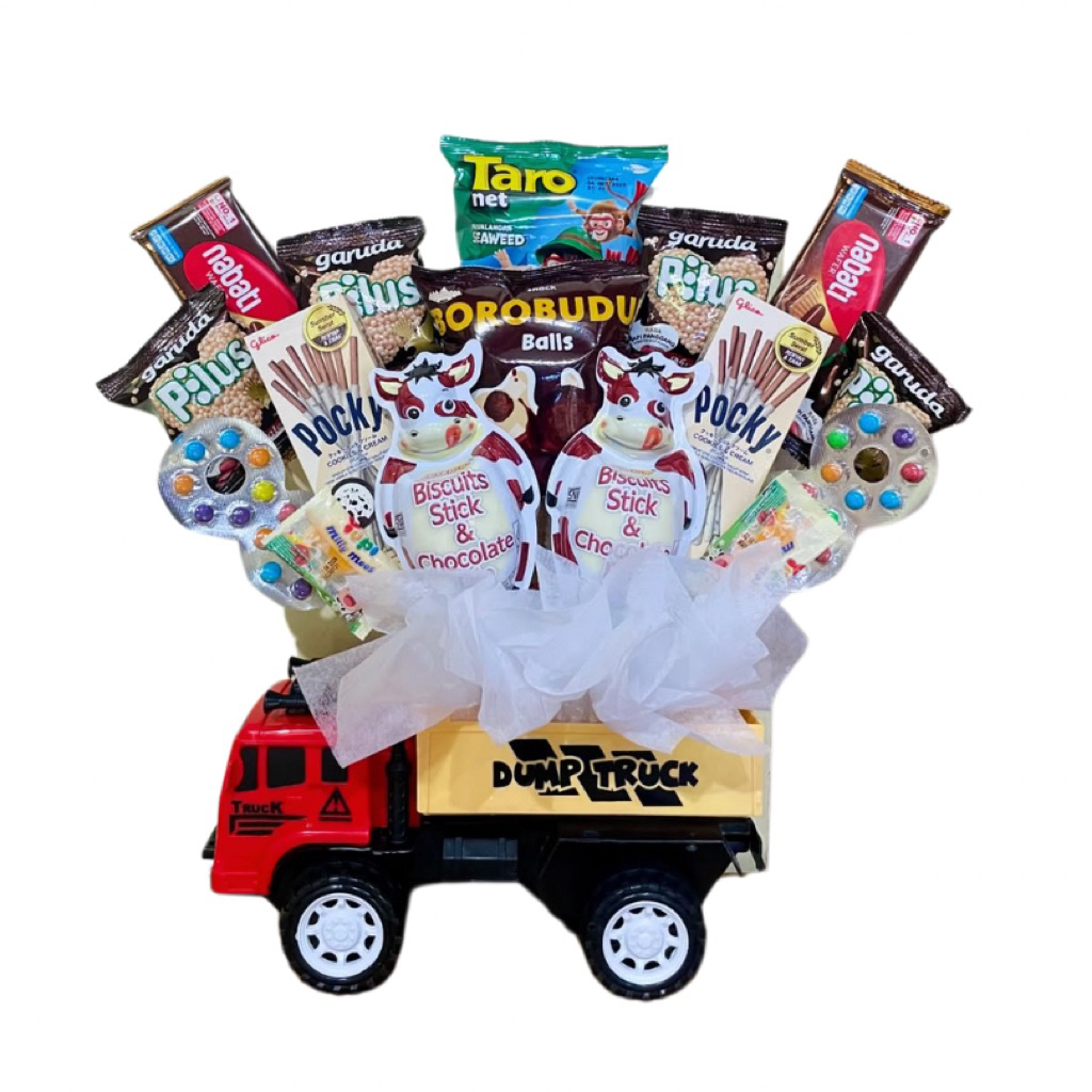 Ready Snack tower mainan anak hampers mobil unik ulang tahun