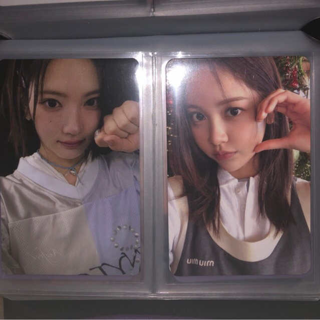 Hearts2Hearts Photocard carmen & jiwoo.