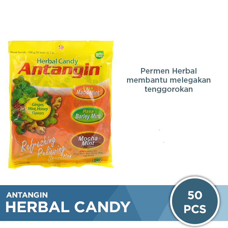 

PERMEN ANTANGIN HERBAL ANTI MASUK ANGIN PELEGA TENGGOROKAN ISI 50