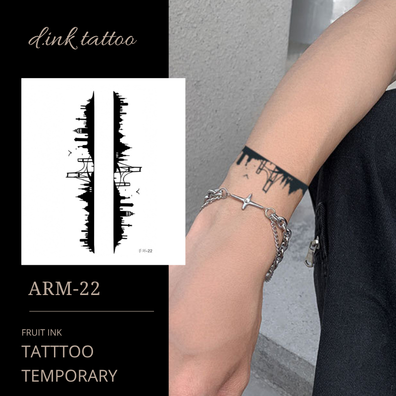 PREMIUM ARMBAND ARM-22 Tato temporer tahan lama 1 bulan motif pergelangan tangan semi permanen fruit