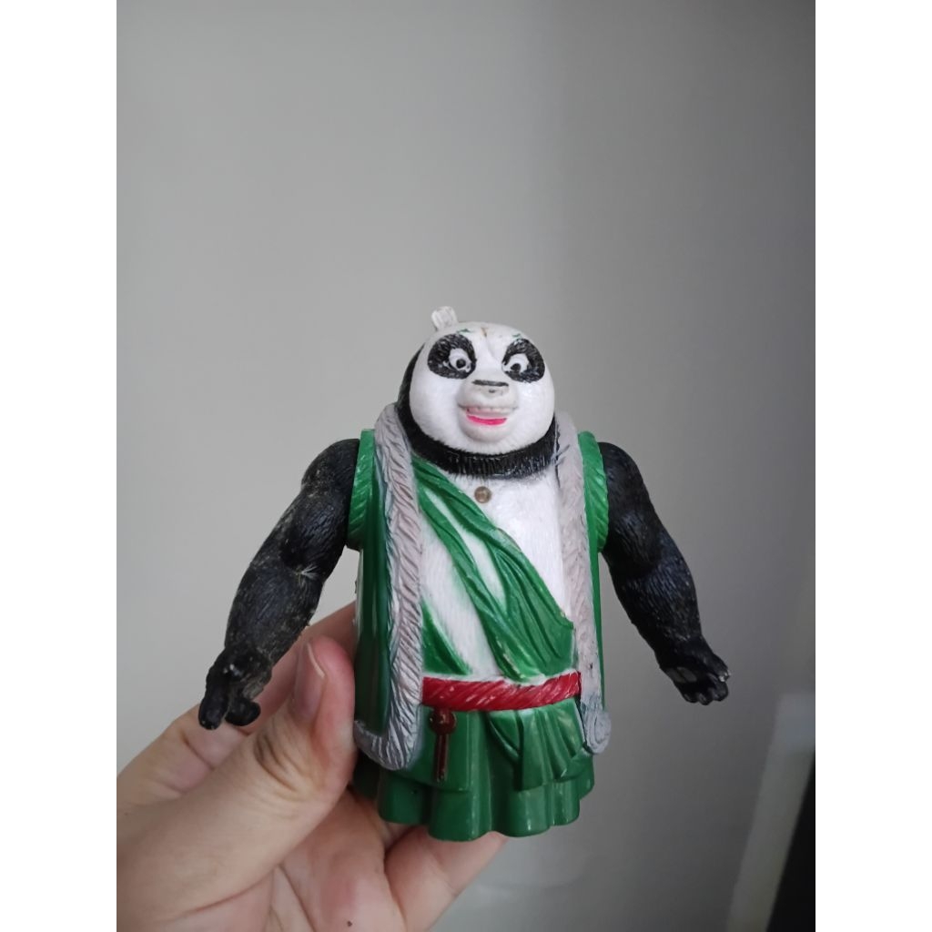 action figure kungfu panda second preloved mainan po dreamworks