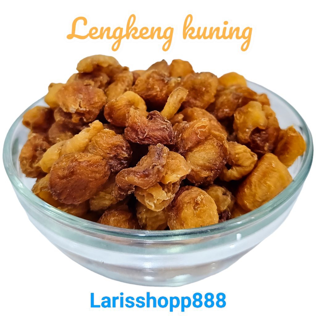 

Longan kering 100gram / lengkeng kering kuning premium LS