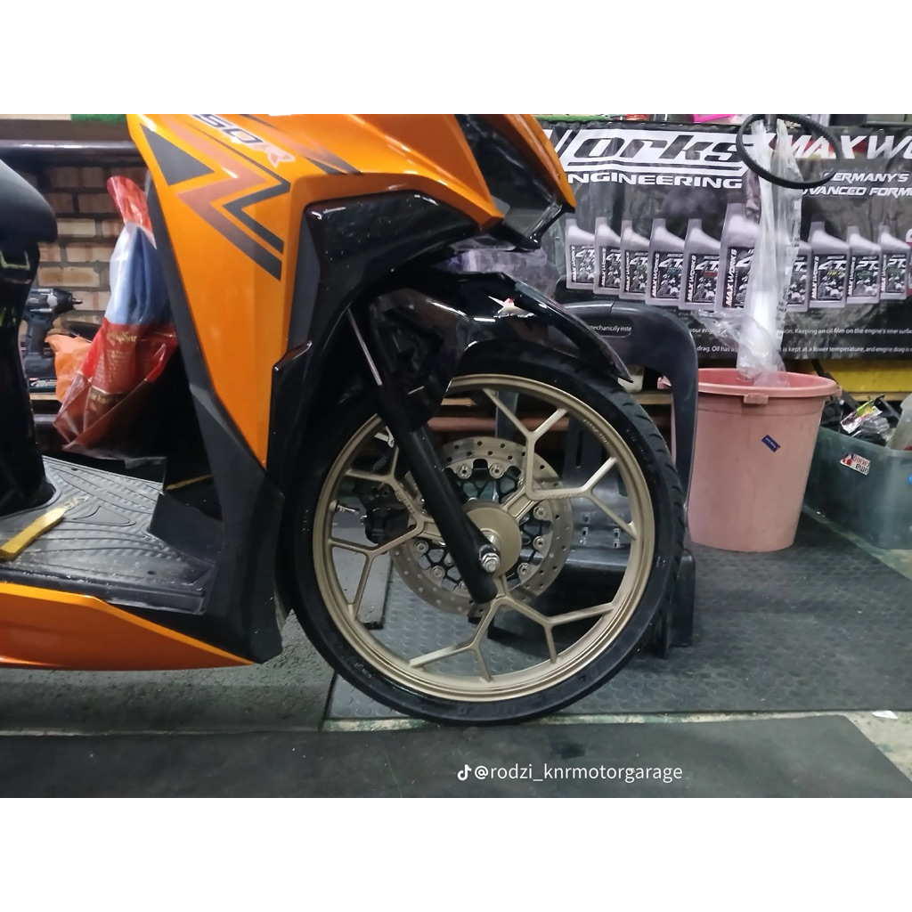 PPR RACING VELG VARIO 125 150 VELG PPR RACING 633 BLACK HITAM DAN COOPER 160/160-17 / VELG ORIGINAL 