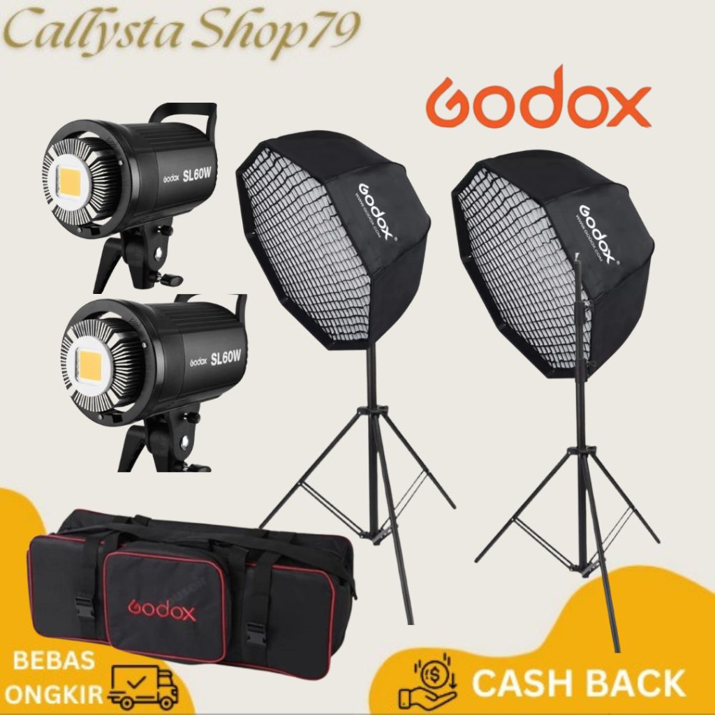 GODOX SL-60W SL60W SL60 W LAMPU LIGHTING STUDIO FOTO