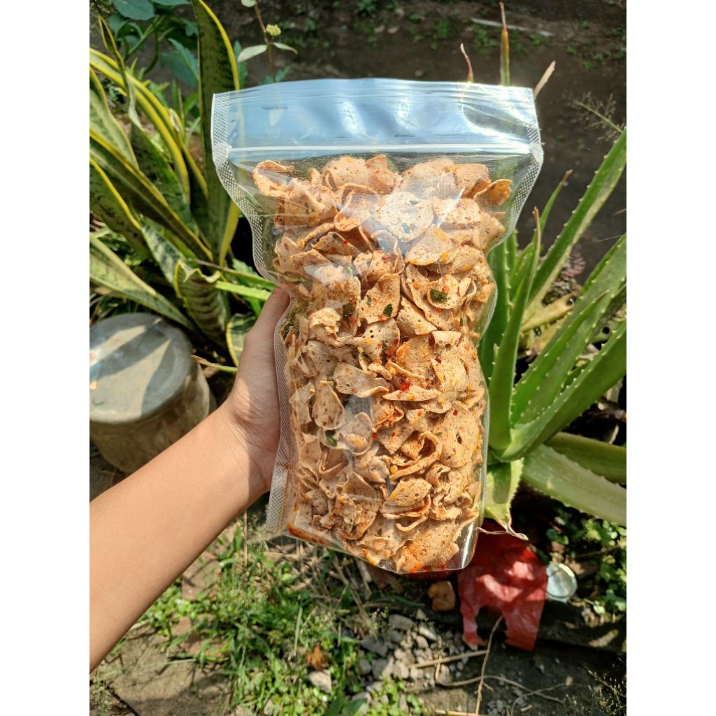 

Basreng Pedas daun jeruk dan Original