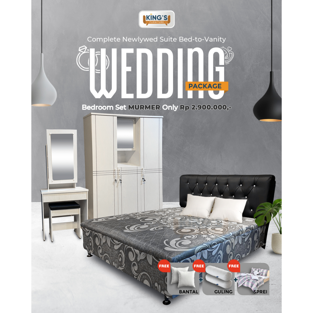 KINGS FURNITURE PONTIANAK -  PAKET WEDDING MURMER || WEDDING PACKAGE - PAKET MARRIED - PAKET NIKAH -