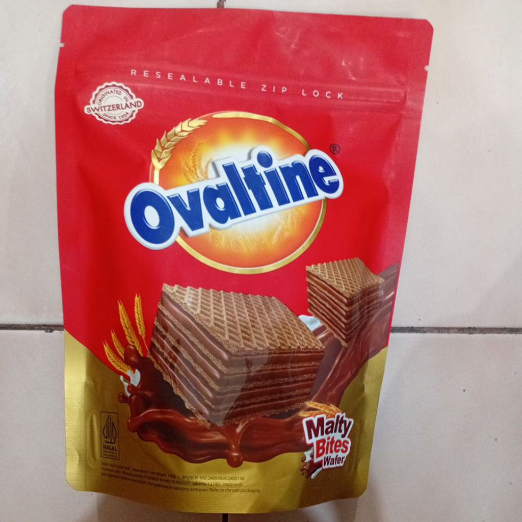 

Ovaltine Malty Bites Wafer 100gr 1 Pouch