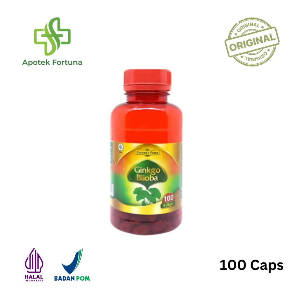NATURE'S PRIDE GINKGO BILOBA ISI 100 CAPS