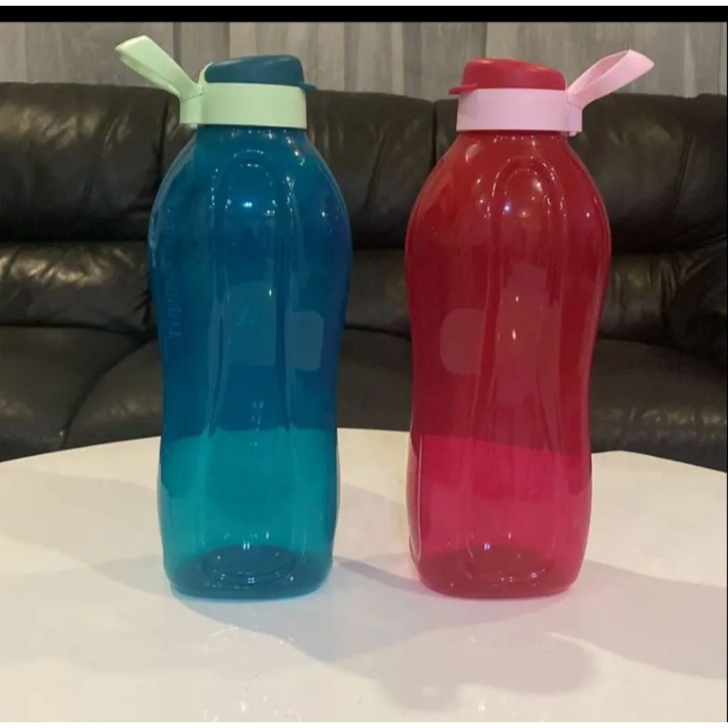 Botol minum jumbo eco family tupperware 2 liter with handle eceran 1 pcs