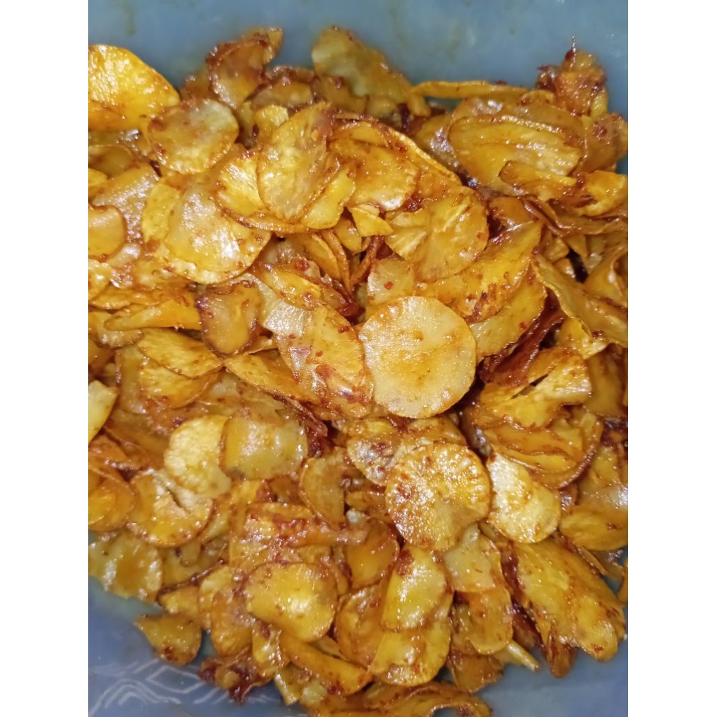 

KERIPIK UBI PEDAS MANIS RENYAH ¼KG ½KG 1KG