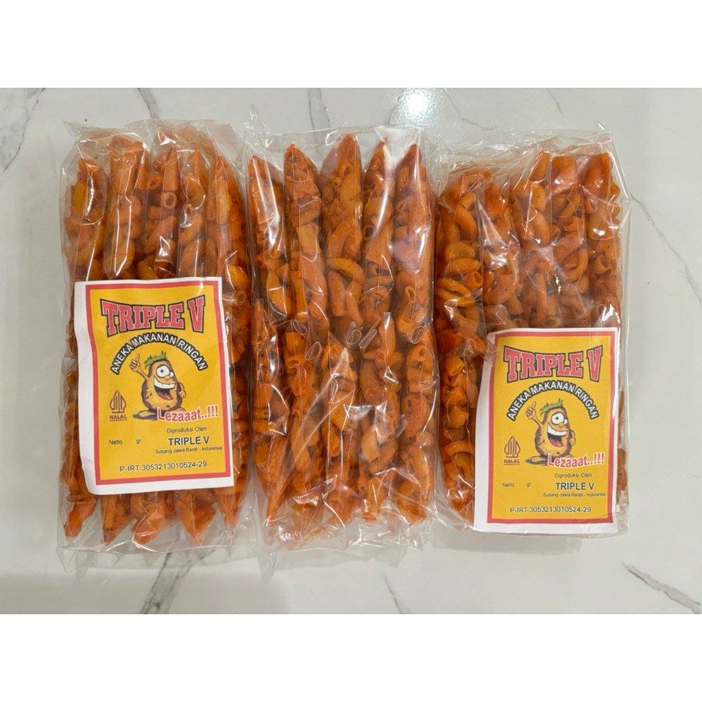 

Makaroni pedas dan ori isi 10pcs | Cemilan murah enak jajanan jadul Pedes gurih asin