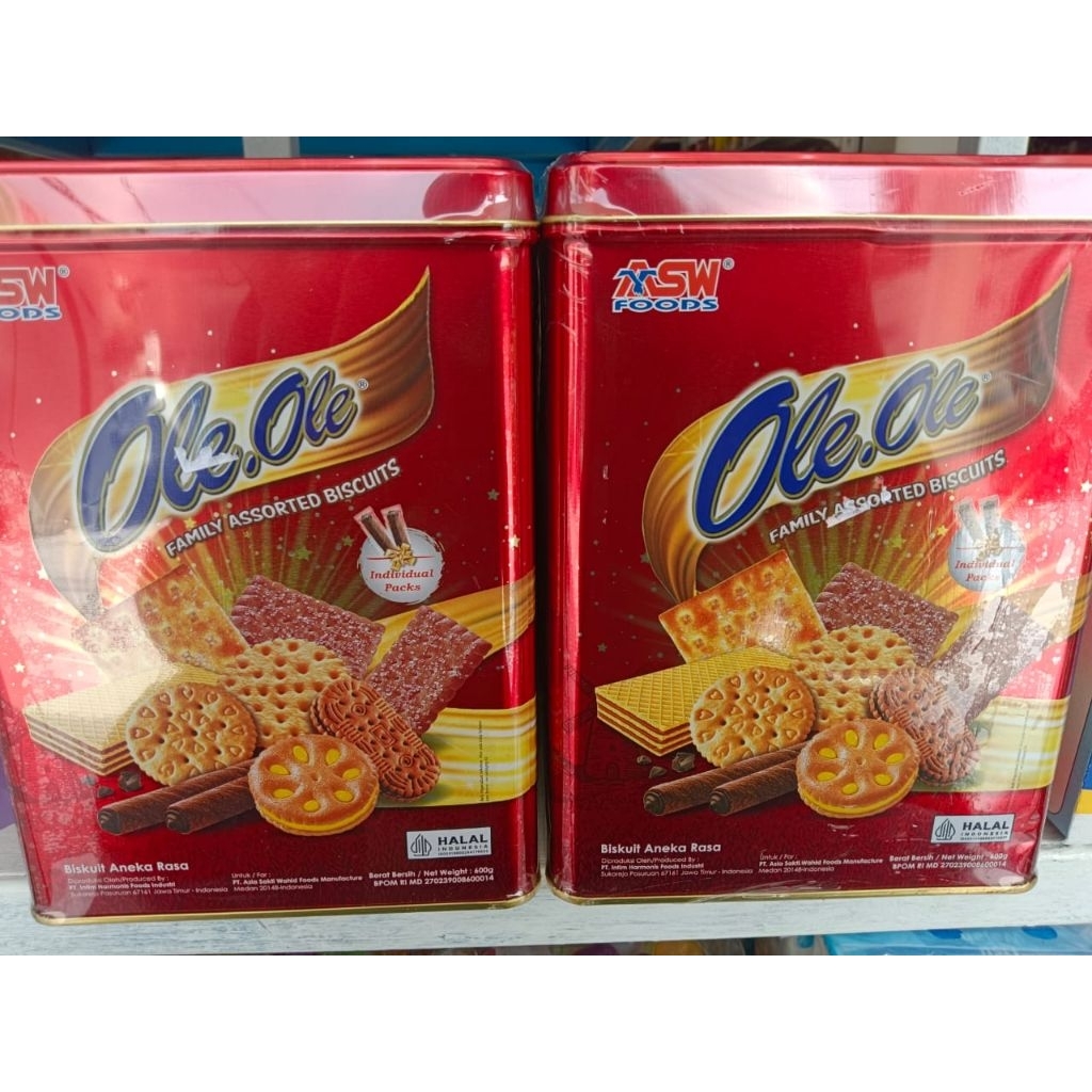 

ASW FOODS OLE OLE FAMILY ASSORTED BISCUITS 600GR