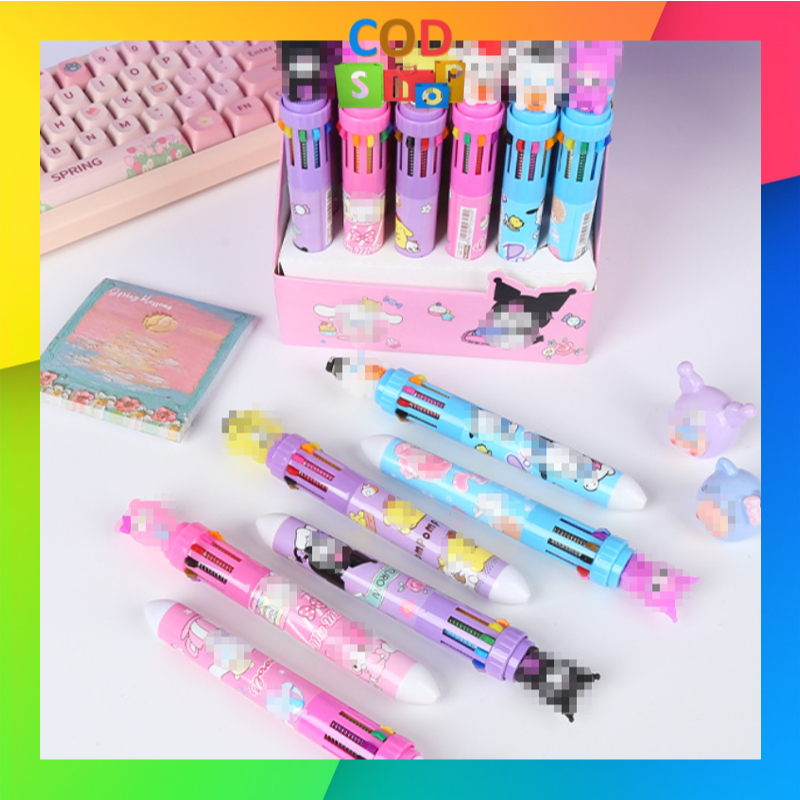 

COD - S5685 Bulpen Gel Motif / Pena Gel 10 Warna / Pena Ballpoint Sekolah Lucu / Pulpen Gel Mekanik 10 Warna
