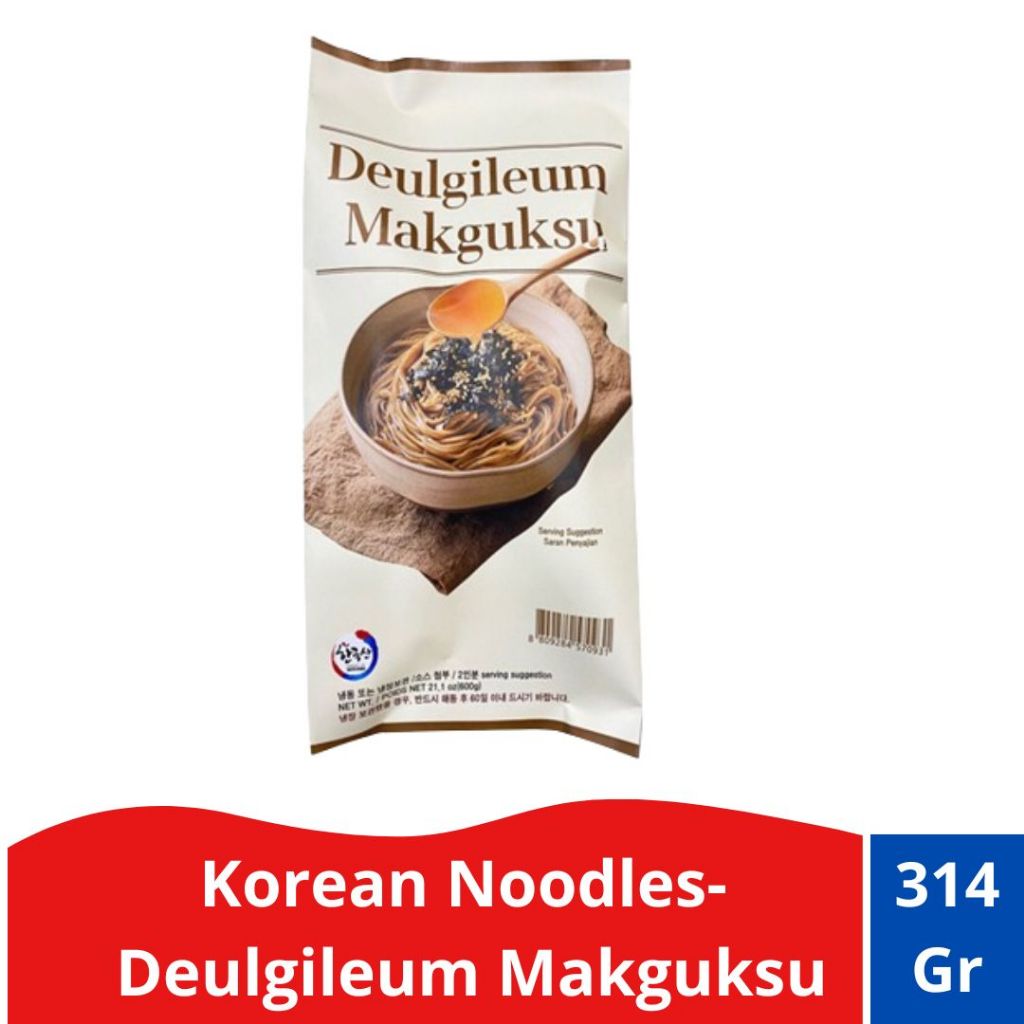 

Korean Noodles- Deulgileum Makguksu-Mie Buckwheat