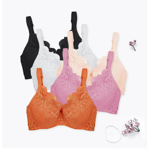 PUSH UP BRA THE BRAHOUSE 1507 LACE SIZE 36B (80B) 38B (B85) - DENGAN TEKNOLOGI BERBAHAN CREORA FIT
