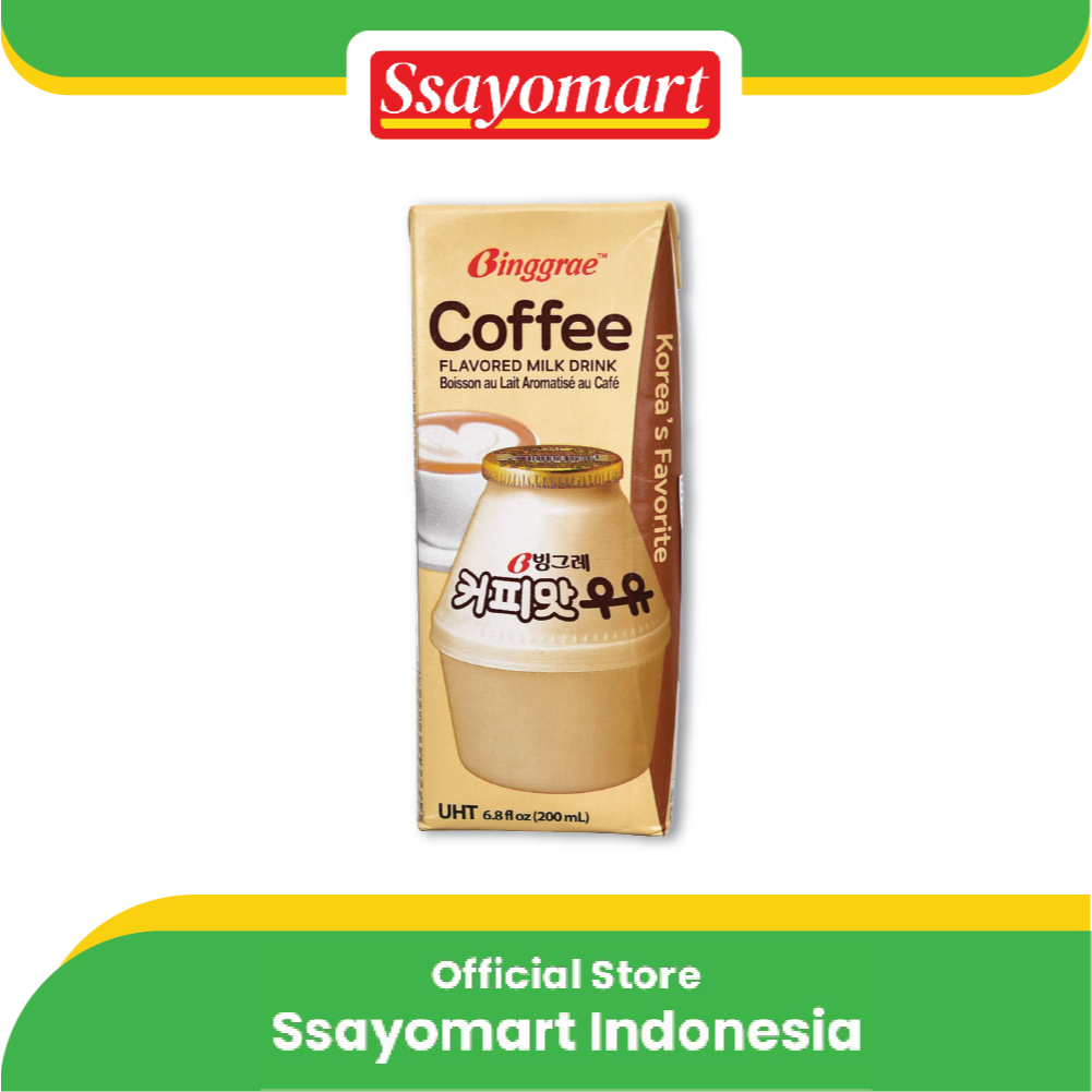 

[BINGGRAE] COFFEE FLAVORED MILK DRINK 200ml