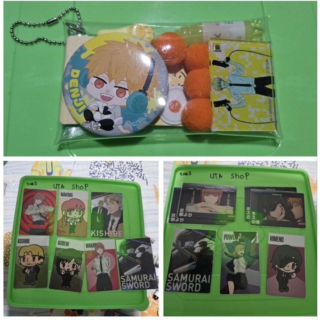 Official Merch Chainsaw Man Metal Card