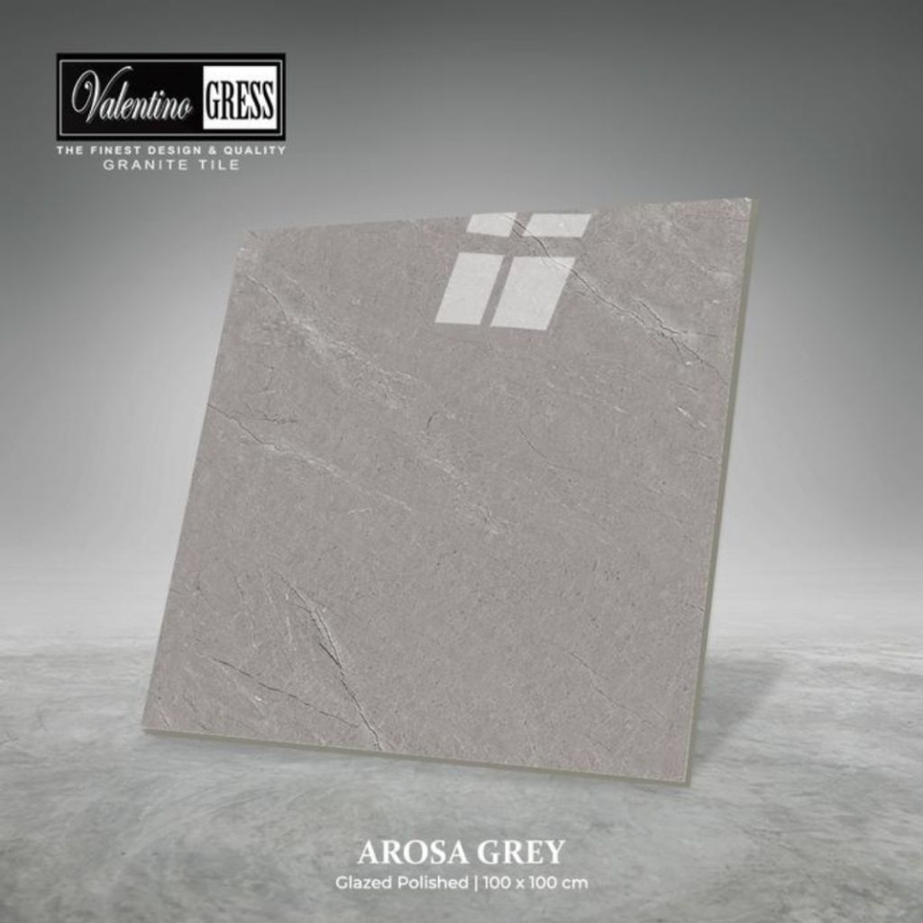 GRANITE VALENTINO GRESS 100X100CM - AROSA GREY