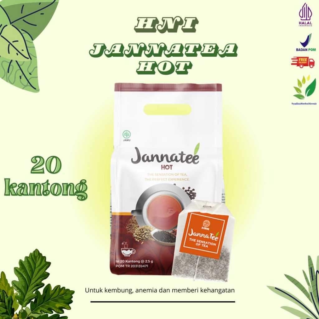 

HNI Jannatee Hot ORIGINAL Teh Celup Herbal Menghangatkan dan Melegakan Tengorokan Isi 20 kantong