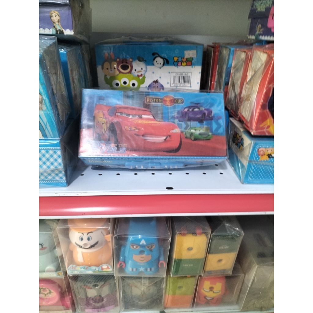 

Pencil Case Code Kotak pensil kode ada karakter Doraemon Frozen Spiderman Tsum Tsum.