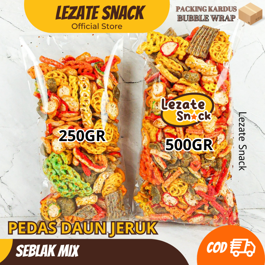 

Kerupuk Seblak Mix Campur 500GR Pedas Kencur Daun Jeruk Kiloan Murah Enak Renyah / Seblak Bantet Mix Seblak Beton Krupuk Rafael Krupuk Jengkol