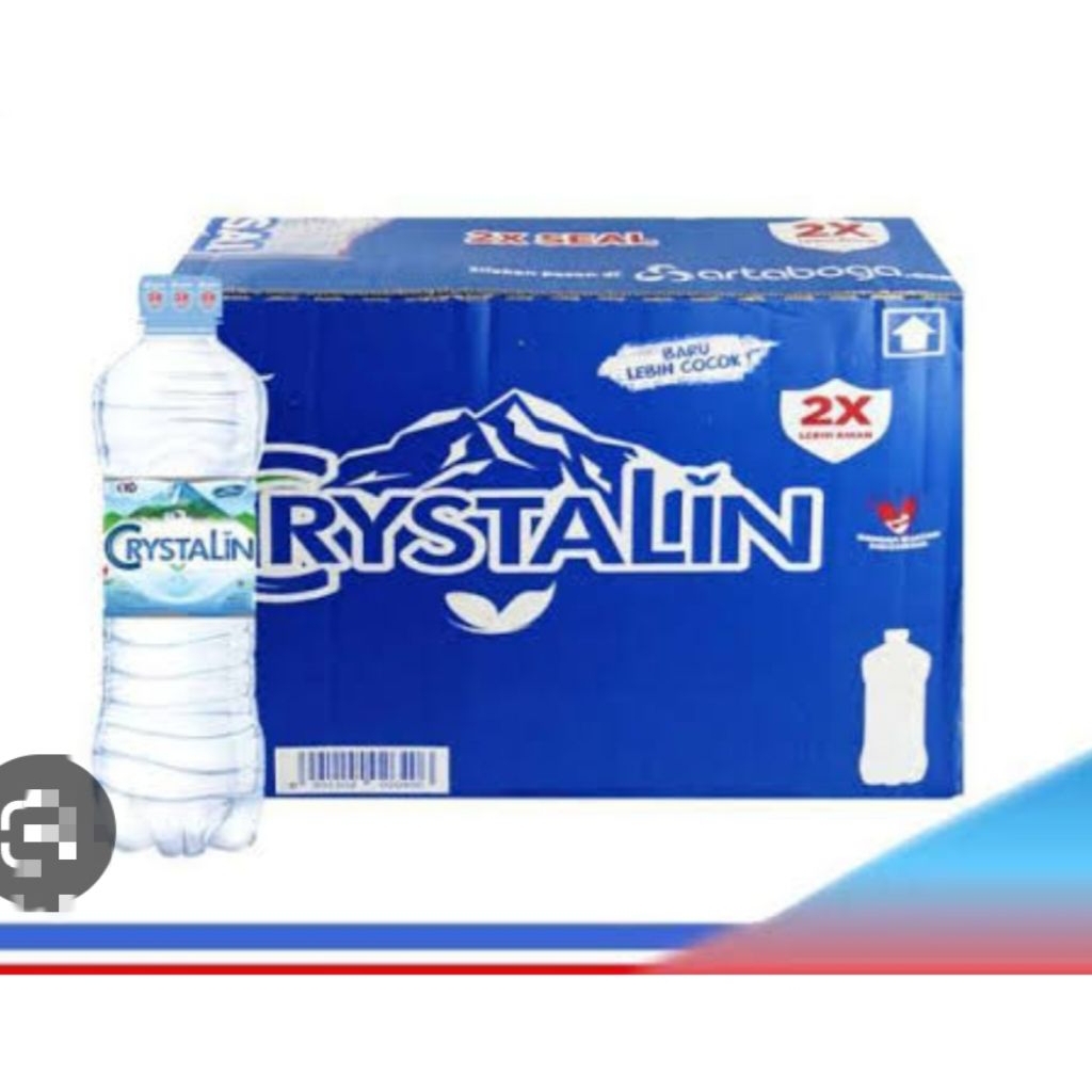 

Crystalin Air Mineral Botol 600 ml isi 24 Botol