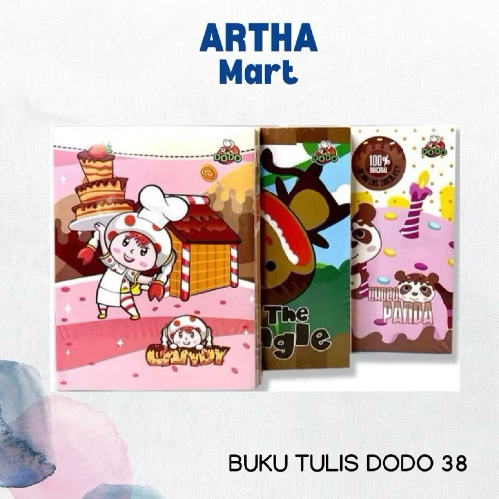 

BUKU TULIS DODO BY SIDU 38 BUKU TULIS MURAH (ECER)