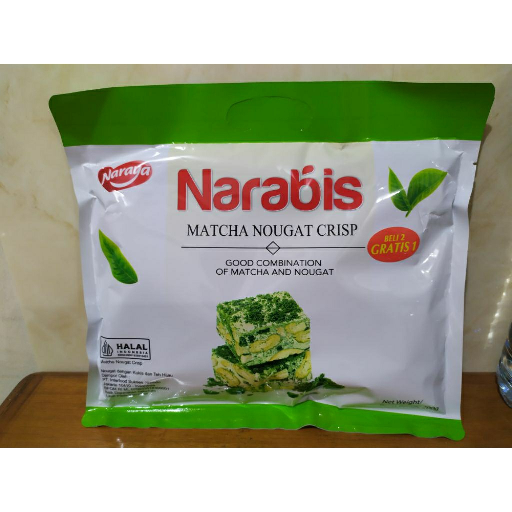 

Naraya Narabis Nougat Crisp 200 gr/pack
