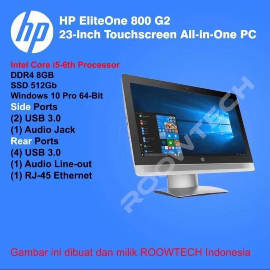 PC All In One Hp Core i5 8Gb SSD 512 GB Garansi 1 Thn