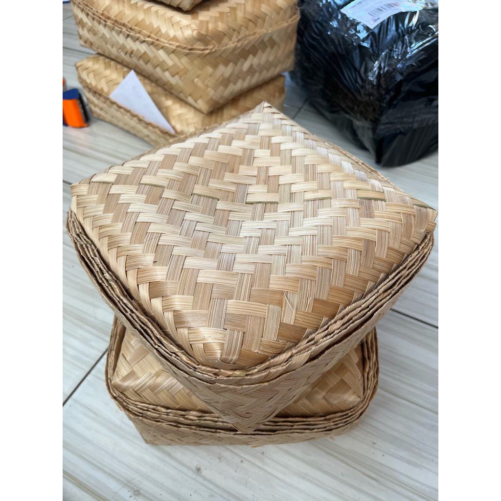 Besek Bambu 20x20 Grosir Termurah Box Nasi Kotak Hampers Tempat Bingkisan Dll