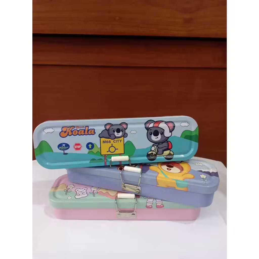 

(1 PCS) Pensil Case / Kotak Pensil / Tepak Pensil Seng Motif Lucu B-633-29 / Tepak XIAO LING JING