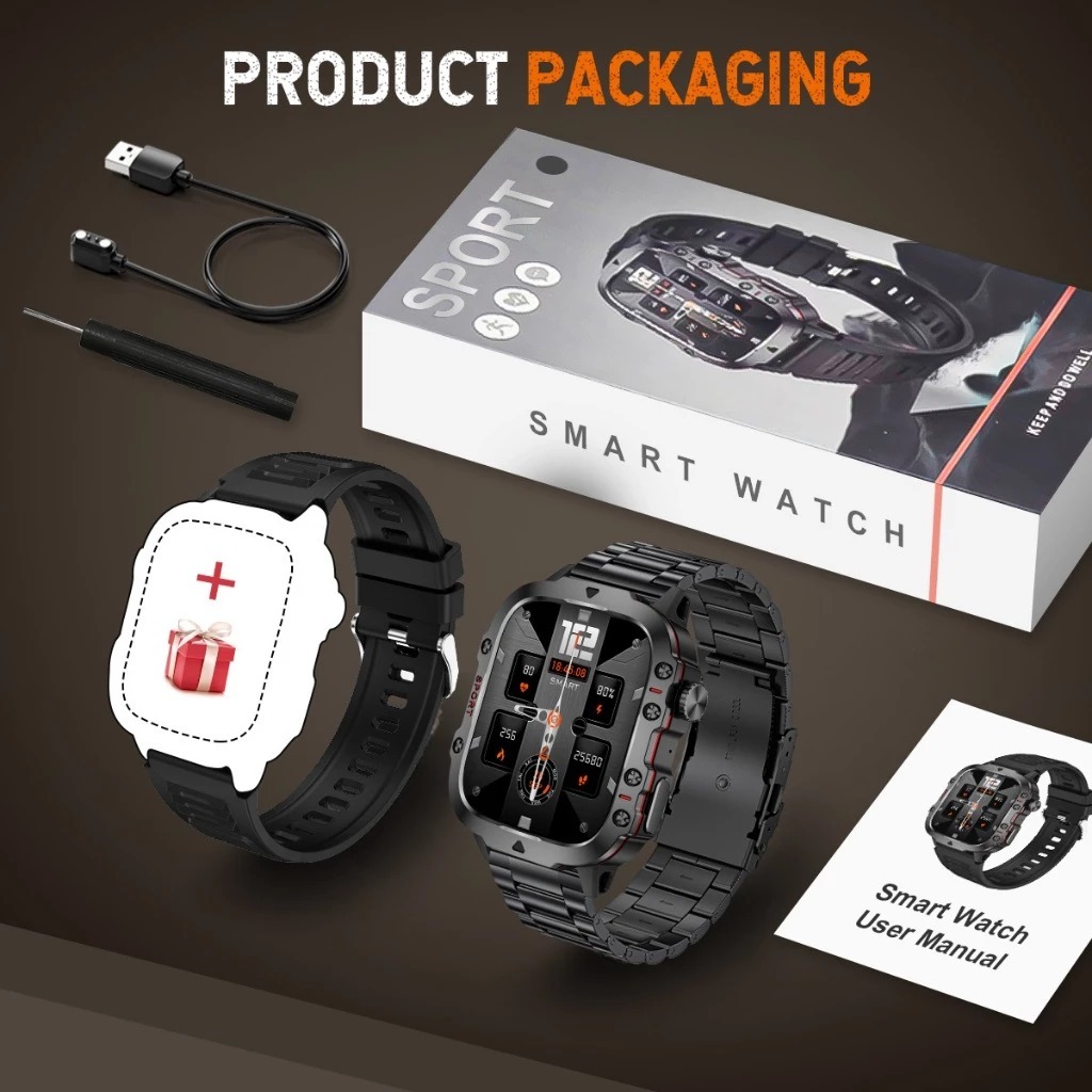 Hot Product Promo Lige Jam Tangan Pintar Baru Pria Panggilan Jam Smartwatch Pria Bluetooth Asisten