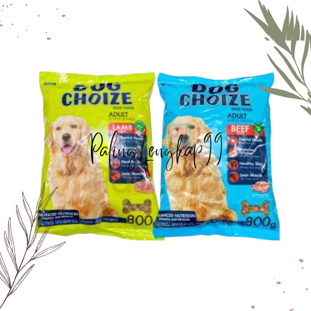 DOG CHOIZE 800GRAM - MAKANAN ANJING DOG CHOIZE 800GR