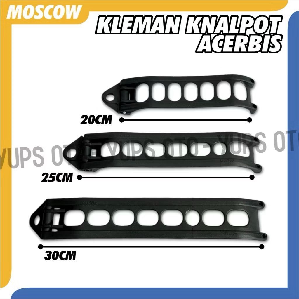 KLEMAN KNALPOT ACERBIS KLEM KNALPOT BREKET KNALPOT ACERBIS 2,5INCH SELENCER 2 TAK NINJA R RR DLL 20c
