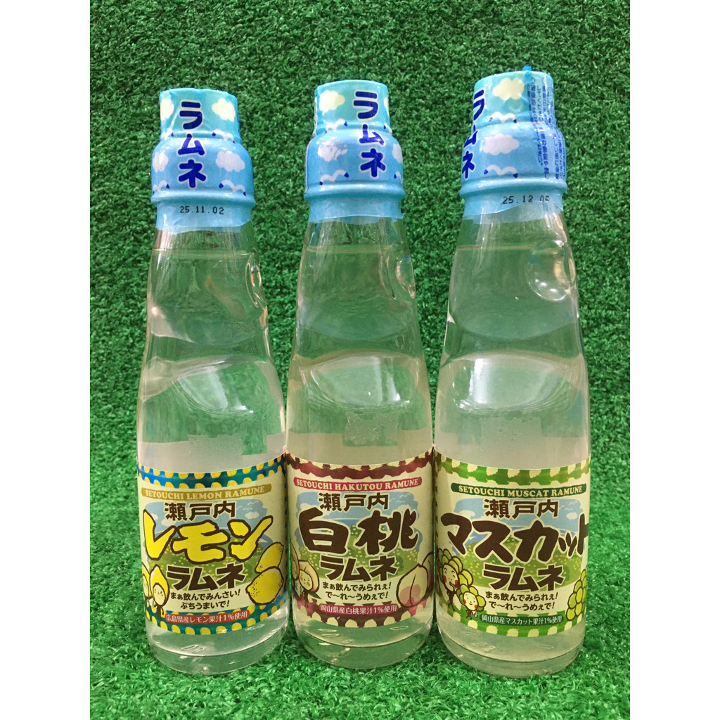 

Saito Inryo Setouchi Ramune Sparkling Drink With Flavour Minuman Berkarbonasi Dengan Rasa 200ml Impor Japan