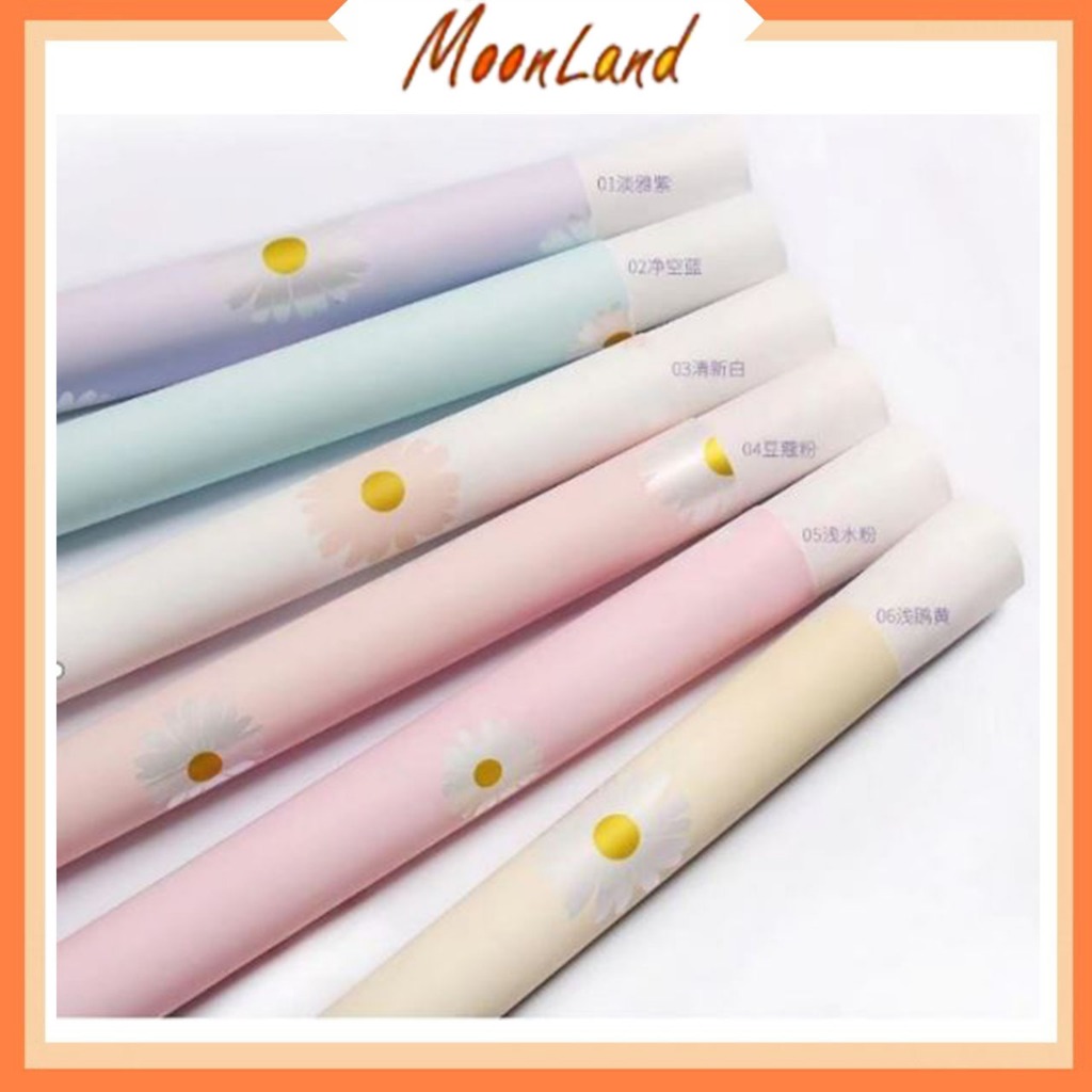 

20 Lembar Flower Wrapping Paper Floral Pattern Cellophane Kertas Buket Motif Bunga Florist KB6111