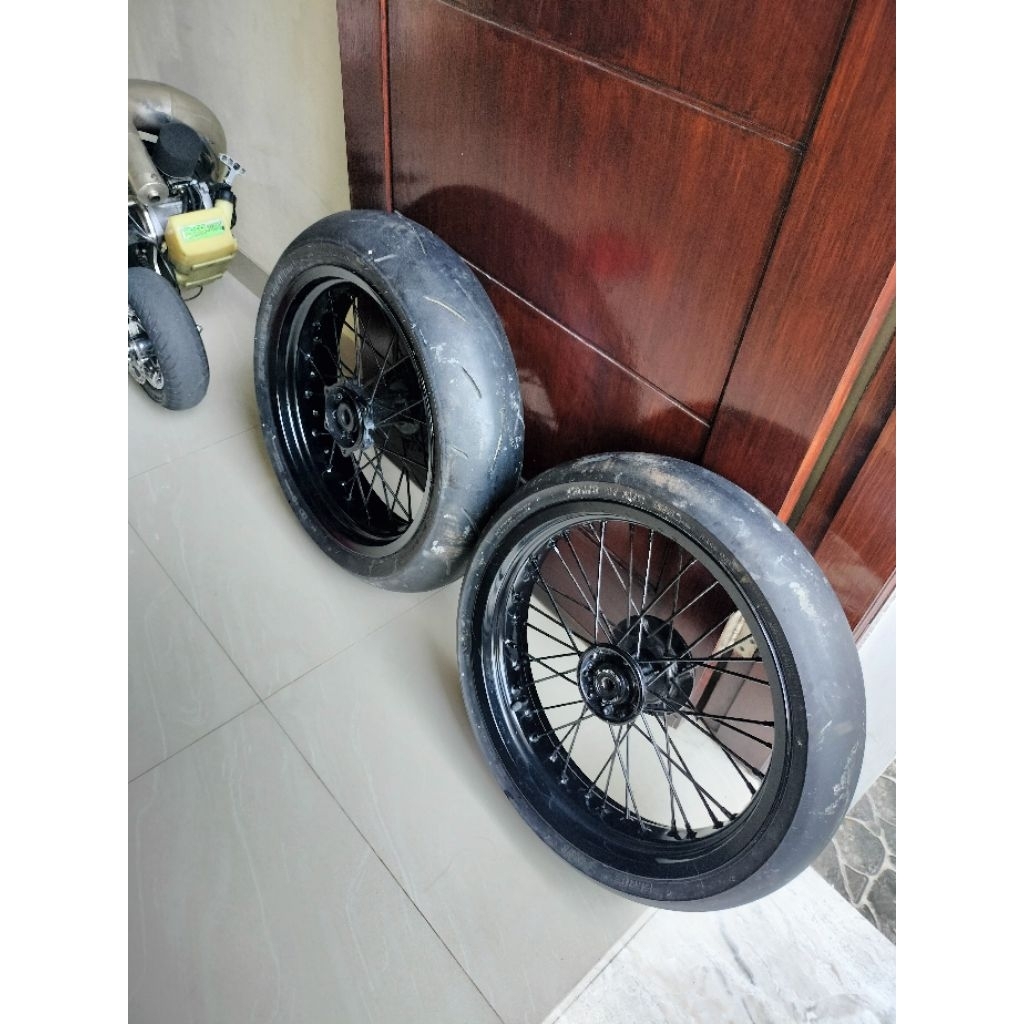 wheelset copotan klx 250 supermoto