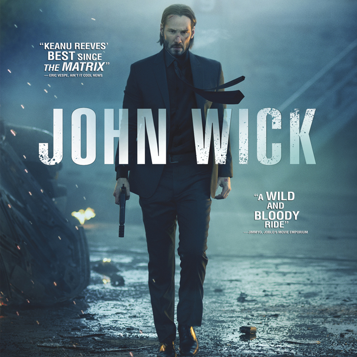 kaset DVD film barat John Wick (2014)