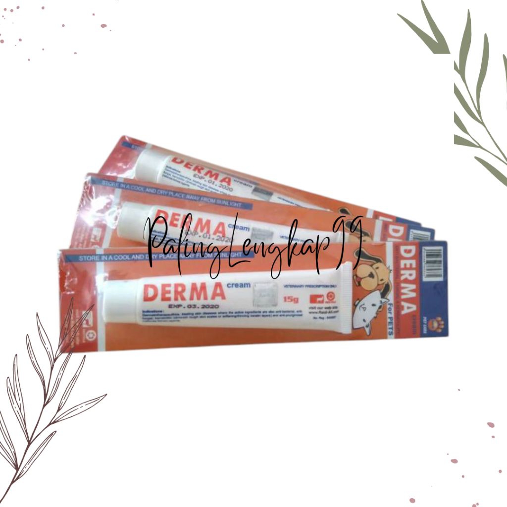 Salep Derma Cream - Salep Jamur kucing Anjing Aman Terjilat