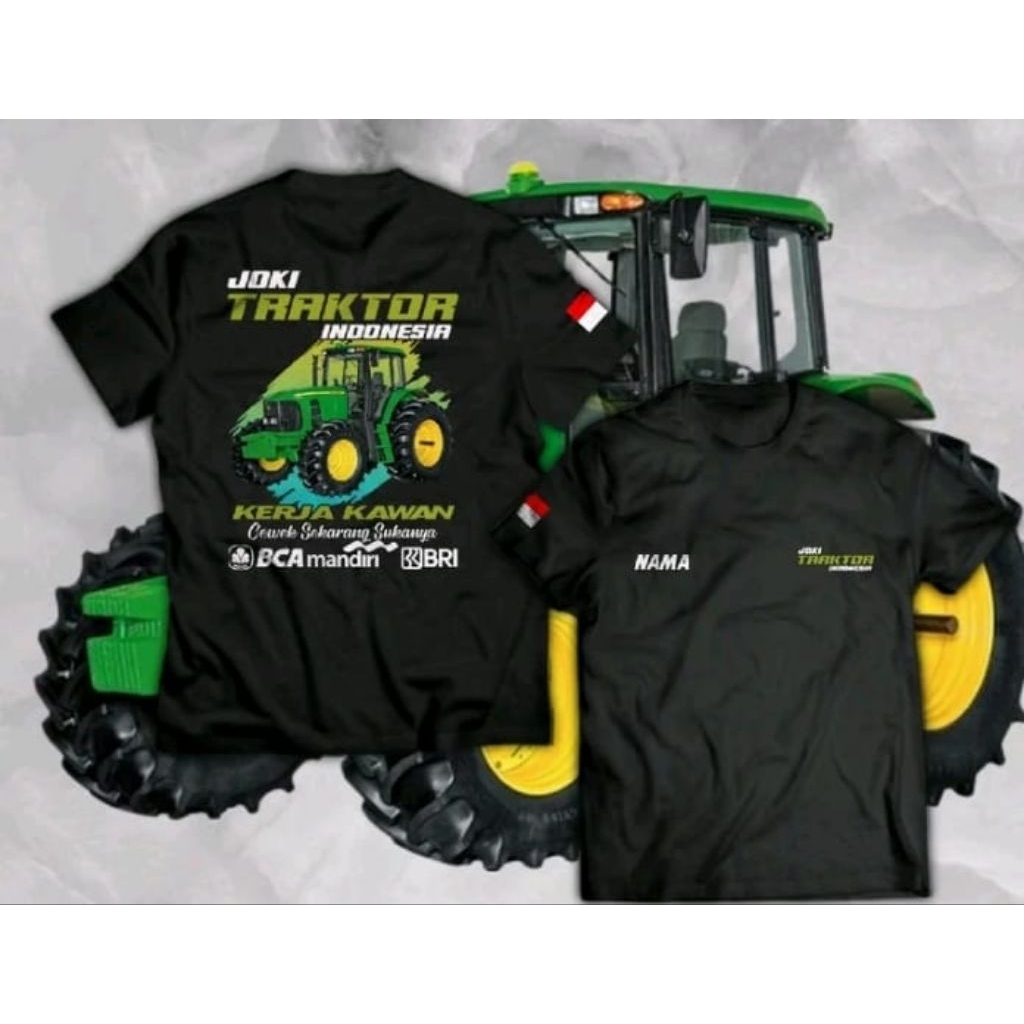 Kaos Joki Traktor Indonesia Free Nama