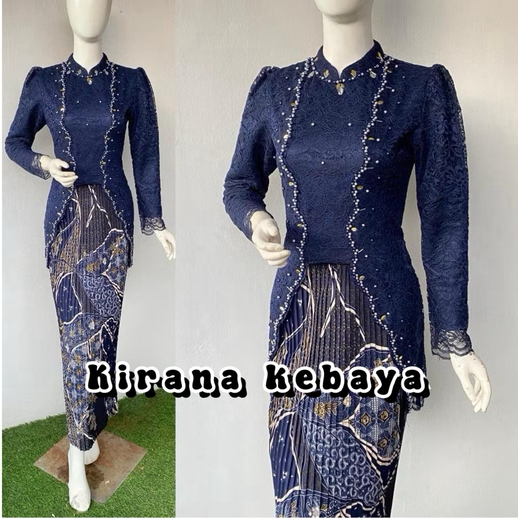 KIRANA OL - KEBAYA PAYET MODERN - TUNIK BROKAT BUSUI MODERN - KEBAYA PESTA - KEBAYA TUNIK - KEBAYA W