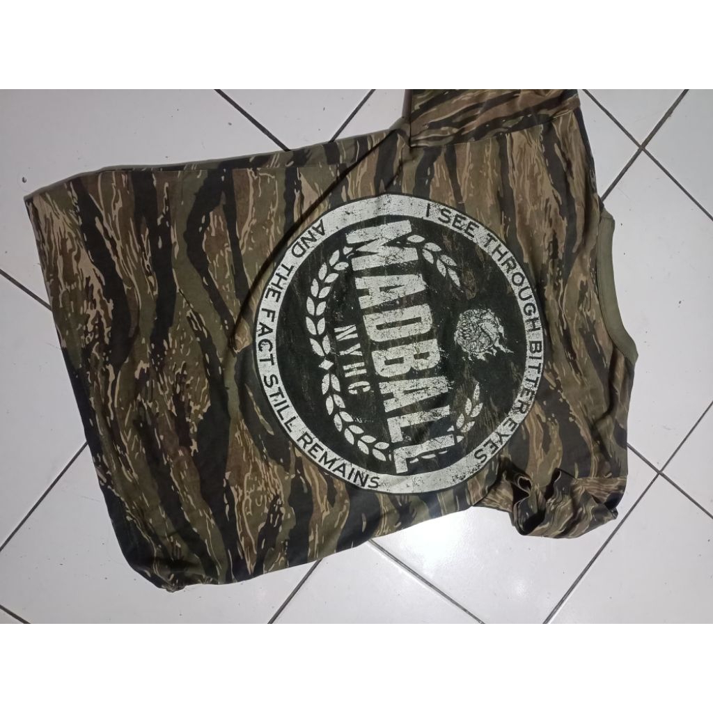 baju band hardcore "MADBALL"CAMO