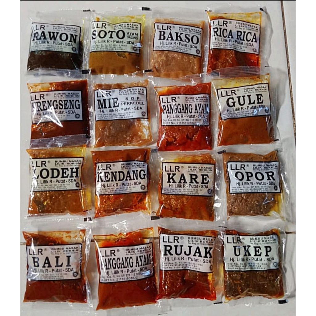 

(LLR) Bumbu Masak Lilik Rokhim Kemasan Sachet