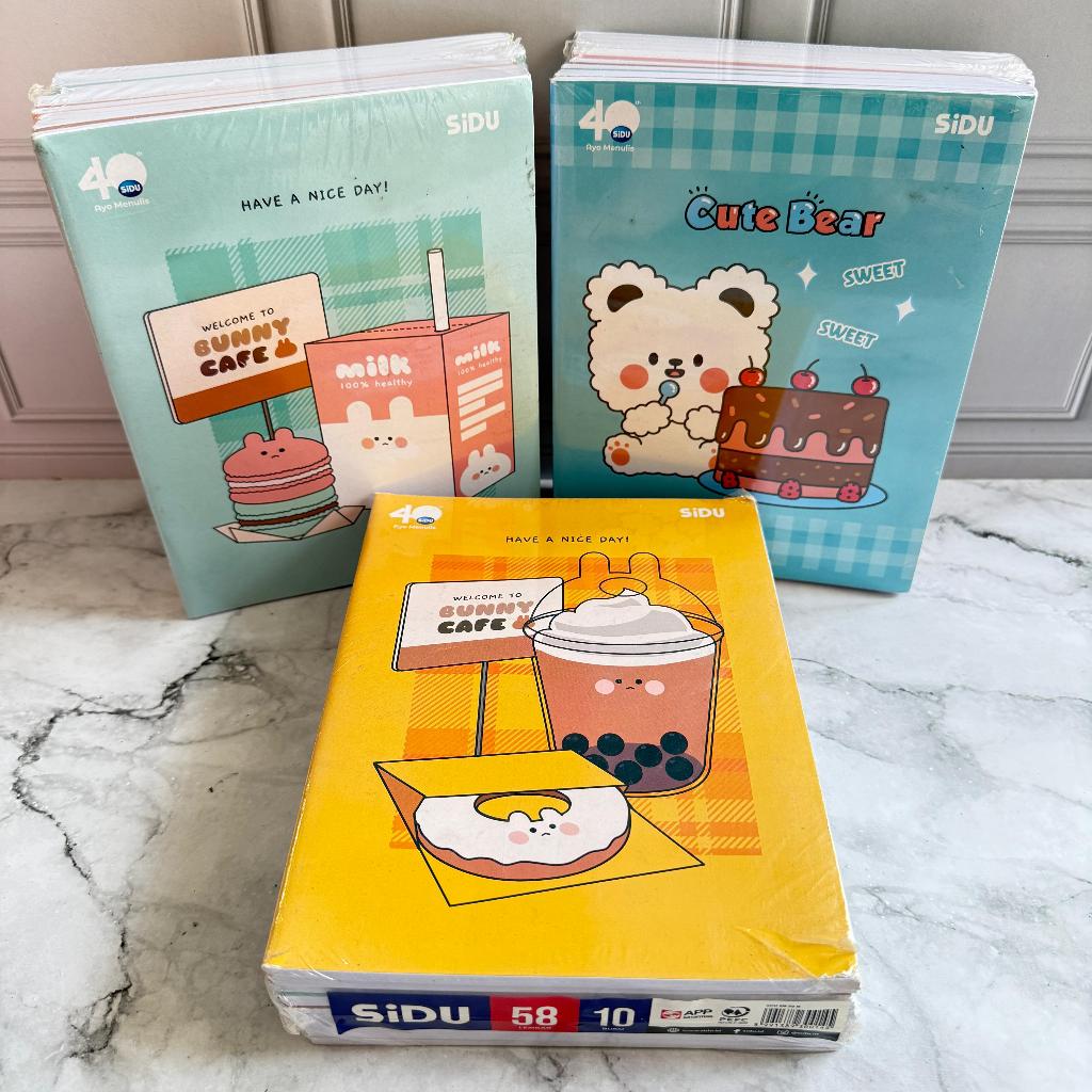 

SATU PACK ( 10 BUKU ) Buku Tulis Sinar Dunia 58 Lembar