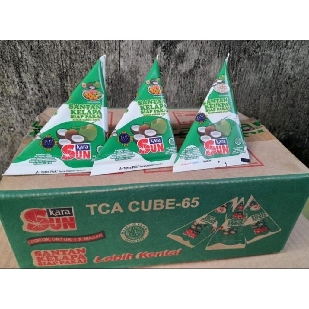 

Sun Kara Santan Kelapa Siap Pakai 36x65ml (Karton)