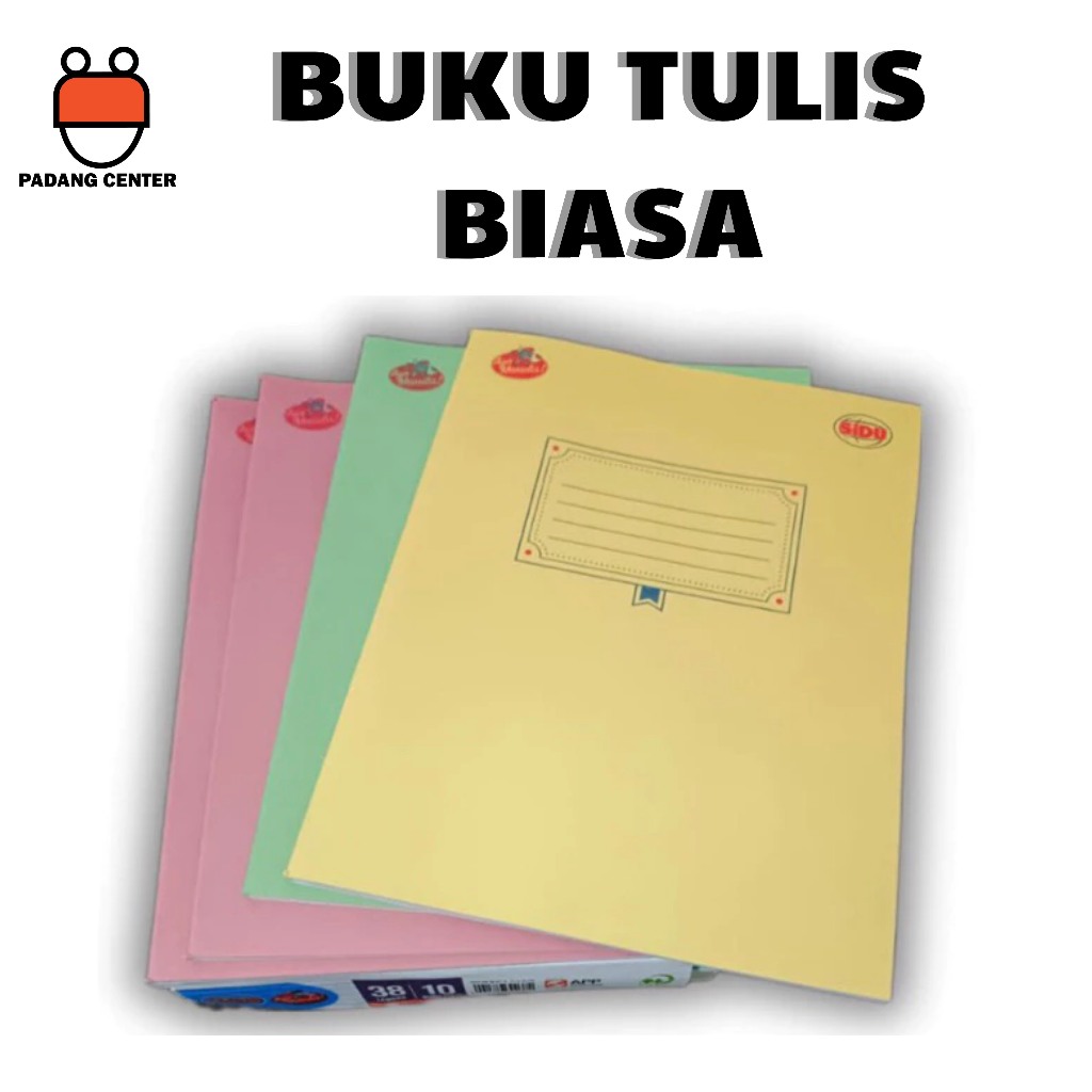 

Buku Tulis, Buku Petak, Buku Garis 3 Sidu Isi 38 Lembar – (1 Buku) – Kualitas Terjamin, Harga Hemat!