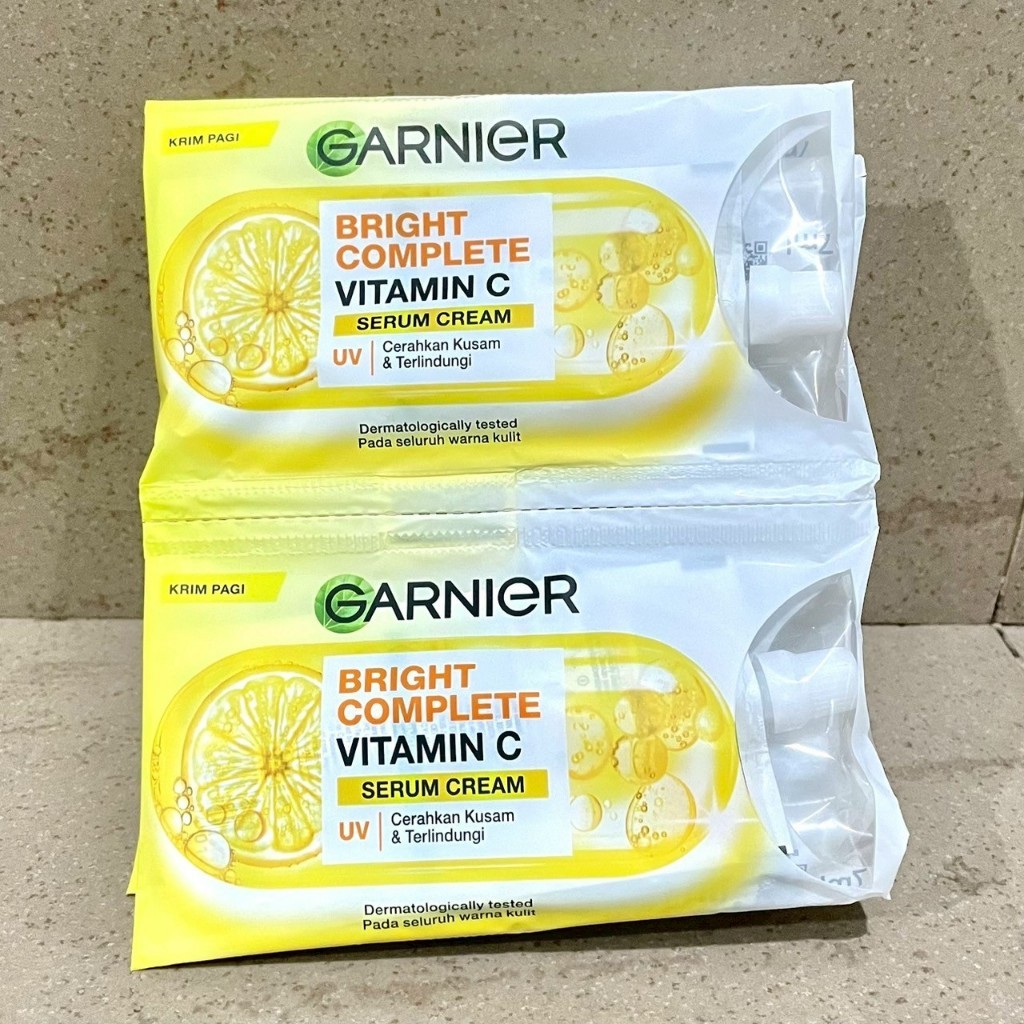 [PR] GARNIER SACHET LIGHT COMPLETE 7 ml // GARNIER SAKURA CREAM PELEMBAB